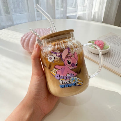 Stitch&Angel Glassy Cup