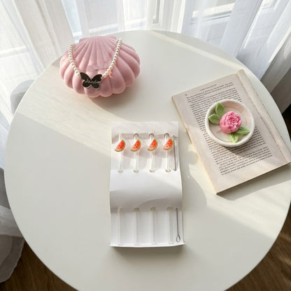 Cute Glassy Straws - 4 PCS