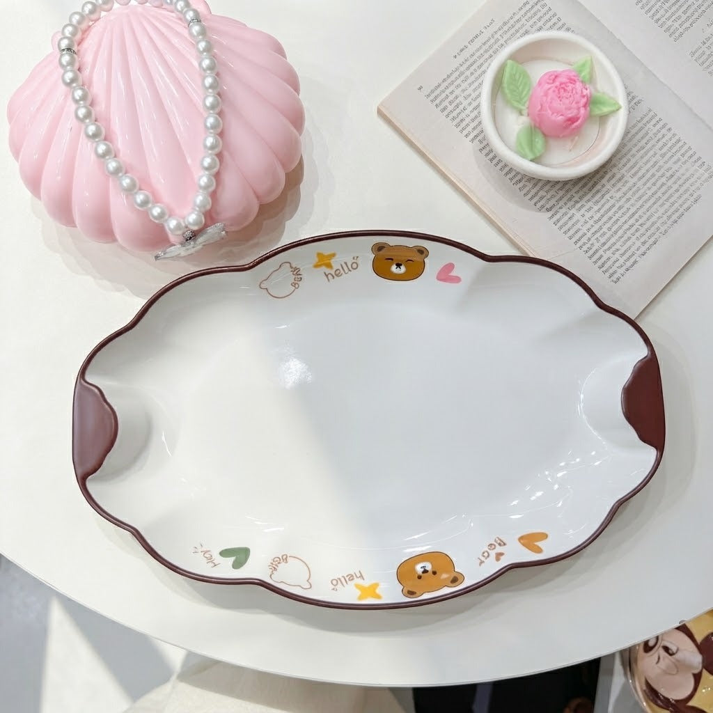 Cute Bear Serving Plate