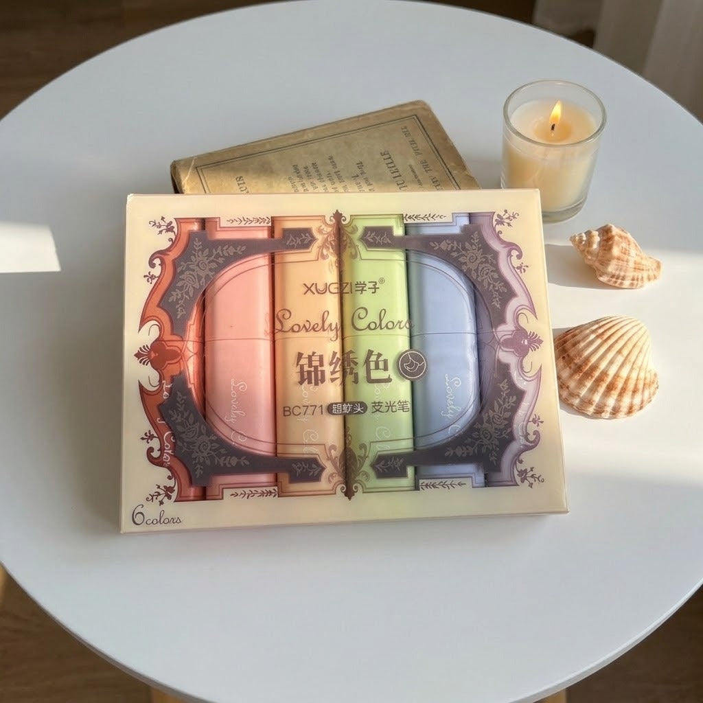 Lovely Colors Highlighter Set - 6 Colors