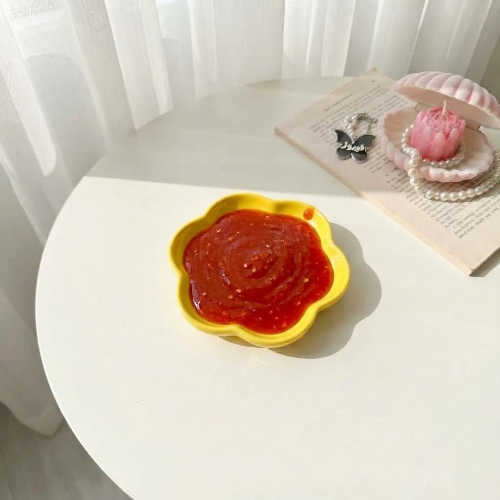 Floral Sauce Plate