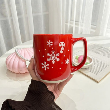 Red Snowflakes Mug