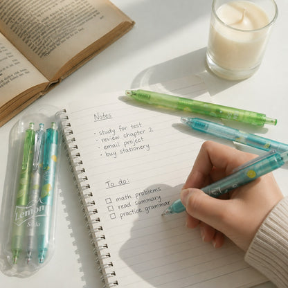 Lemon Soda Pen Set - 3 PCS