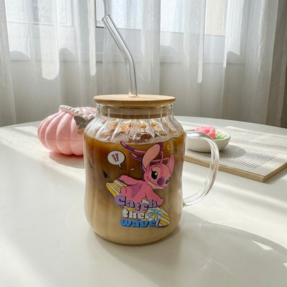 Stitch&Angel Glassy Cup