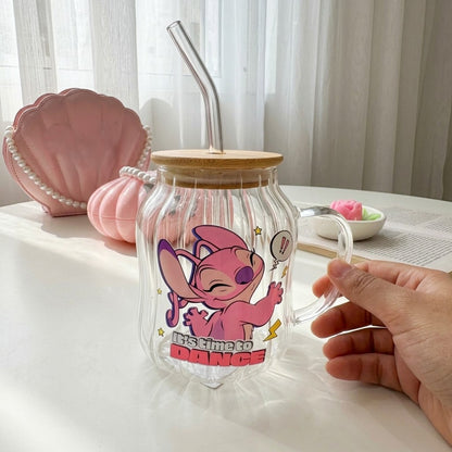 Stitch&Angel Glassy Cup