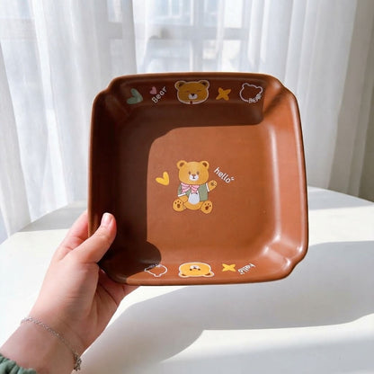Brown Bear Plate