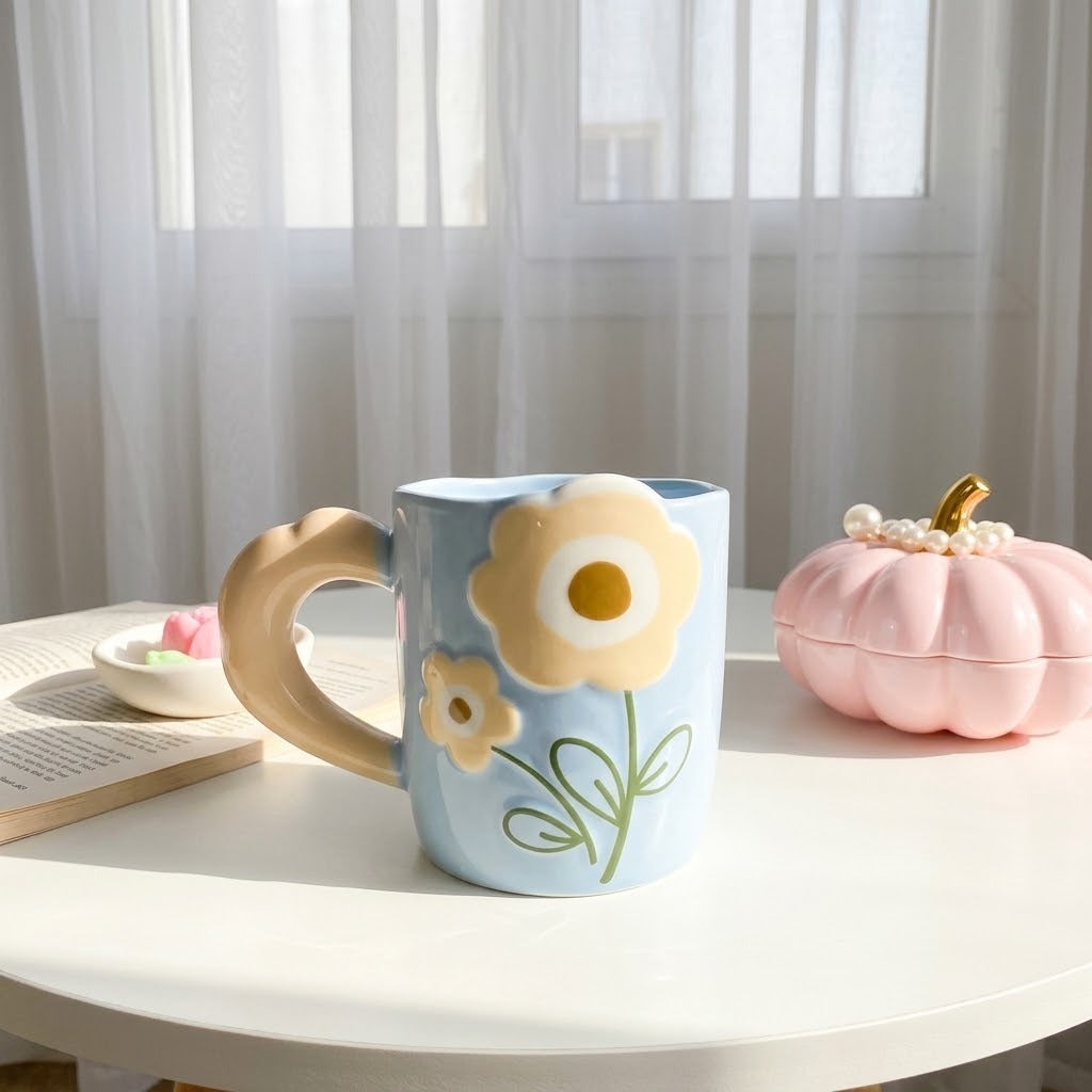 Pop-Out Floral Mug