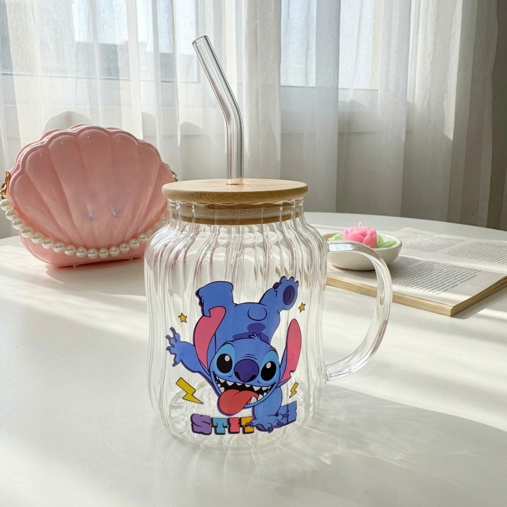 Stitch&Angel Glassy Cup