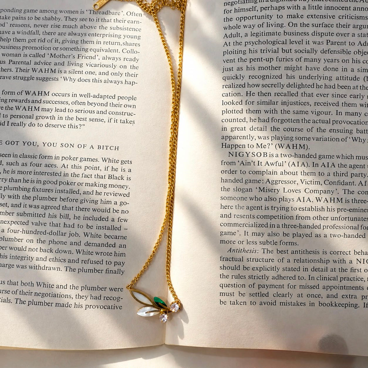Leaf Diamond Necklace