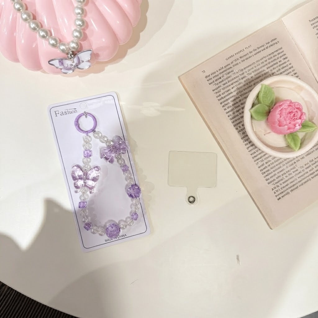 Bow Butterfly Phone Strap