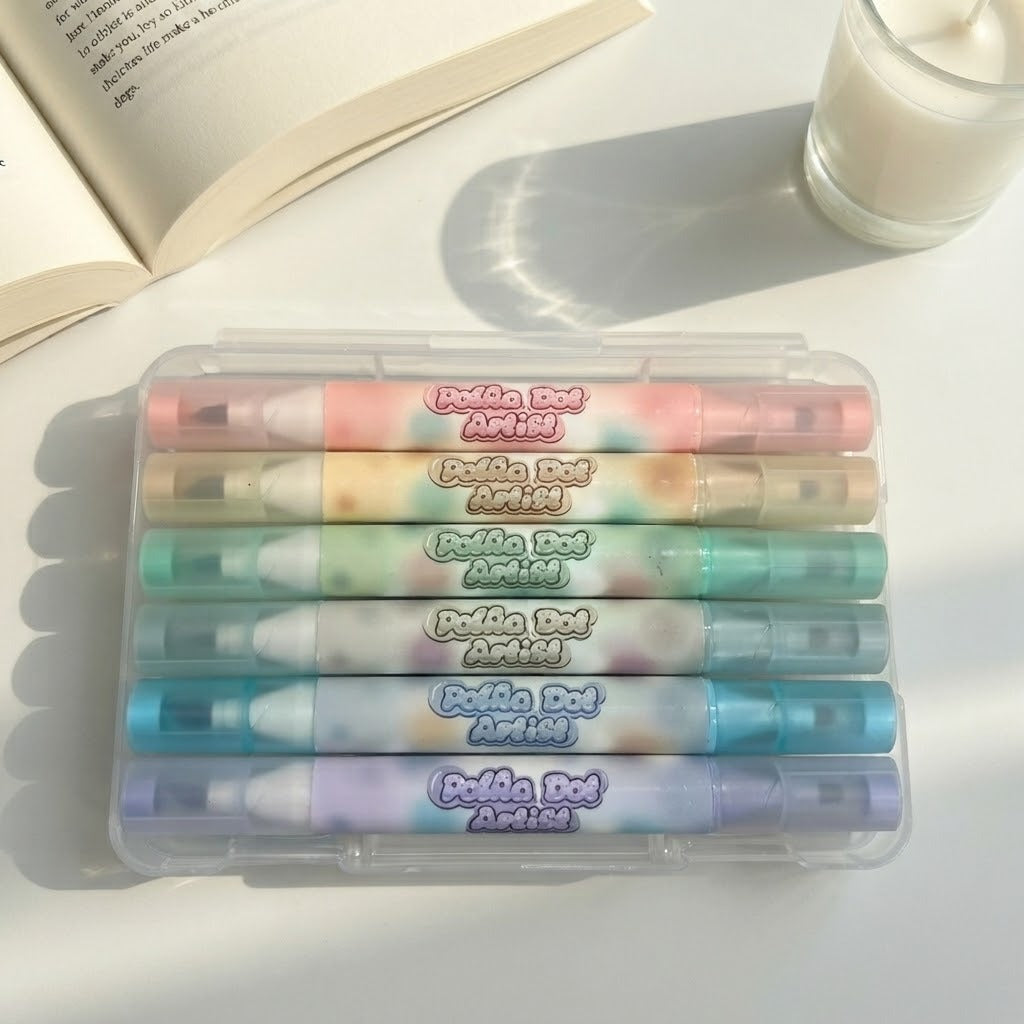 Soft Color Highlighter Set - 6 PCS