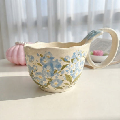 Bow Floral Soup Mug