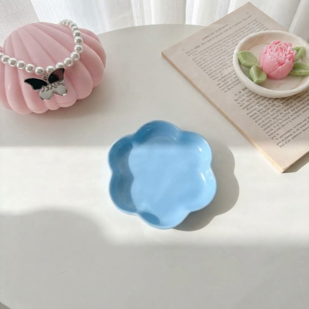 Floral Sauce Plate