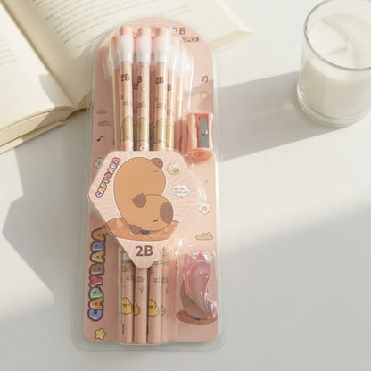 Capybara 2B Pencil Set - 12 PCS
