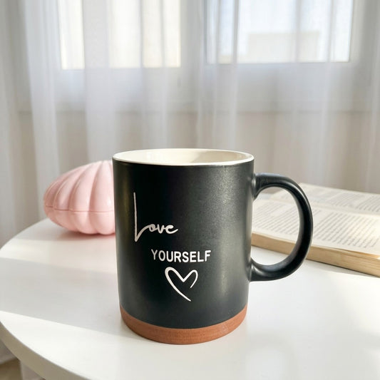 Love-Yourself Black Mug