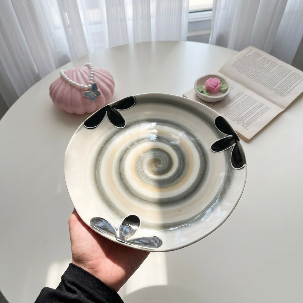 Swirl Flower Dinnerware Set