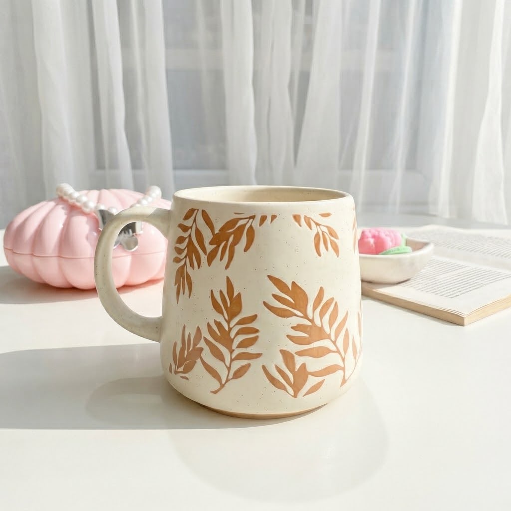Winter Leaf Mug