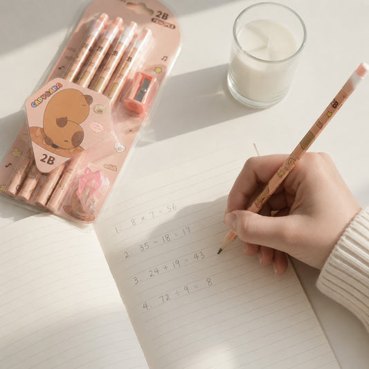 Capybara 2B Pencil Set - 12 PCS